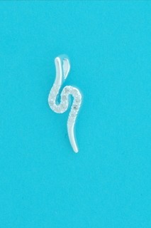 SPC CZ SET SNAKE SHAPE PENDANT         =