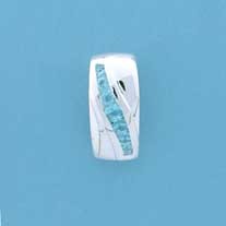 SPC DIAGONAL SET BLUE CURVED RECT.PEND