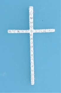 SPC 44x26mm CZ SET CROSS PENDANT       =