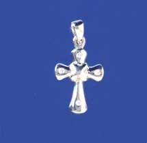 SPC 16x12 WIRE WRAPPED CZ SET CROSS