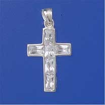 SPC 20x14 CZ STONE CROSS               =