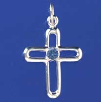 SPC B.TOPAZ SET ROUNDED CUTOUT CROSS