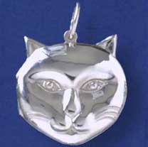 SPC CAT FACE LOCKET                    =