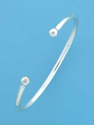 SPC 3mm HOLLOW CHILDS BALL BANGLE      =