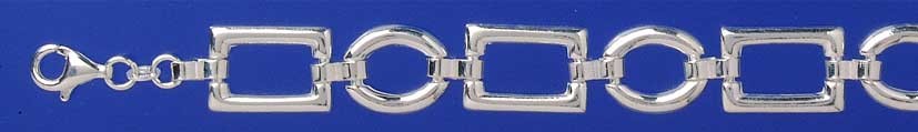 SPC CAST RECTANGLES/OVALS BRACELET