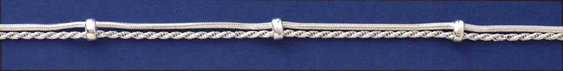 SPC TWO STRAND ROPE/SNAKE CHAIN BRAC   =