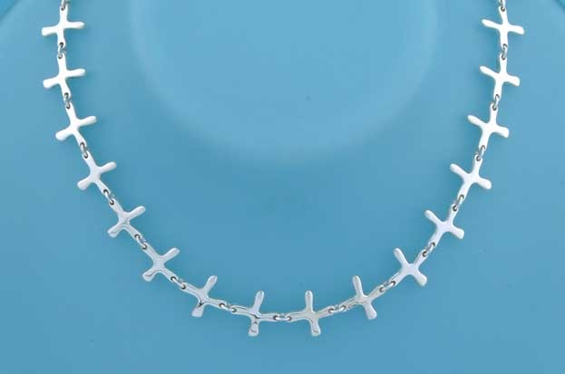 SPC SPLAT CROSSES NECKLACE