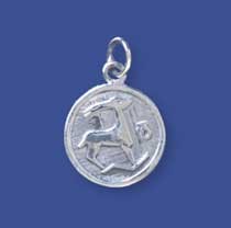 SPC 16mm ROUND CAPRICORN PENDANT       =