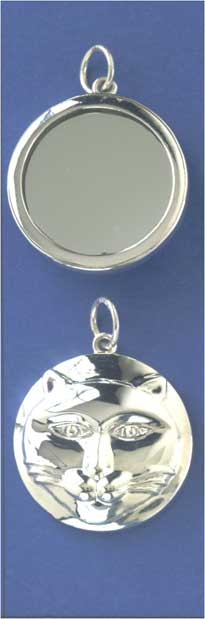 SPC CAT'S FACE PENDANT/VANITY MIRROR