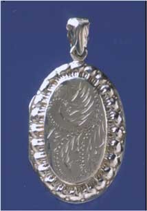 SPC 34x23mm OVAL FANCY LOCKET          =