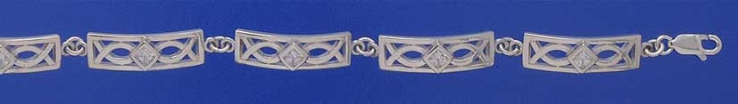 SPC SQ.CZ SET CELTIC BRACELET          =