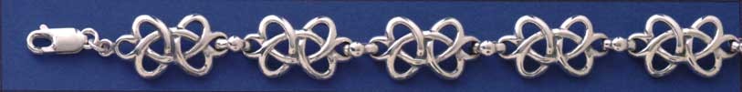 SPC OXIDISED CAST CELTIC KNOT BRACELET =