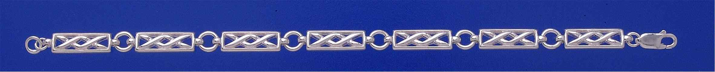 SPC CUTOUT RECTANGLES FANCY BRACELET