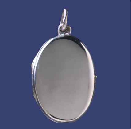 SPC 23x17 PLAIN FLAT OVAL LOCKET