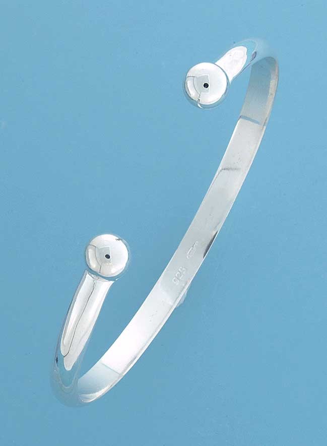 SPC 5mm D SECT.SOLID TORQUE BANGLE    =