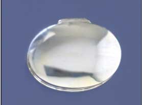 SPC 31x22mm PLAIN OVAL PILLBOX         =