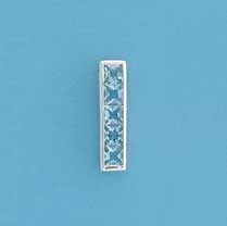 SPC RECT.CHANNEL SET IMM.B.TOPAZ PENDANT