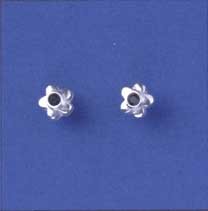 SPC ASST.CRYSTAL SET 6mm FLOWER STUDS  =