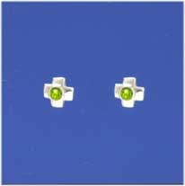 SPC 5mm ASST.COLOUR CRYSTAL X STUDS    =
