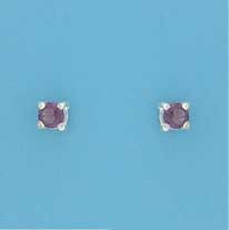 SPC 4mm CLAW SET ROUND STUD- PURPLE    =