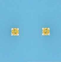 SPC 4mm CLAW SET ROUND STUD- YELLOW    =