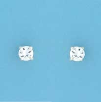SPC 5mm CLAW SET ROUND CZ STUD         =