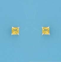 SPC 4mm CLAW SET SQUARE STUD-YELLOW    =