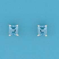 SPC 6mm CLAW SET SQUARE STUD- BLUE     =
