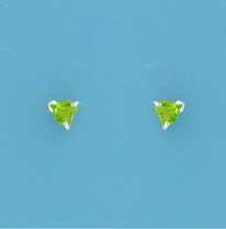 SPC 4mm CLAW SET HEART STUD-GREEN      =