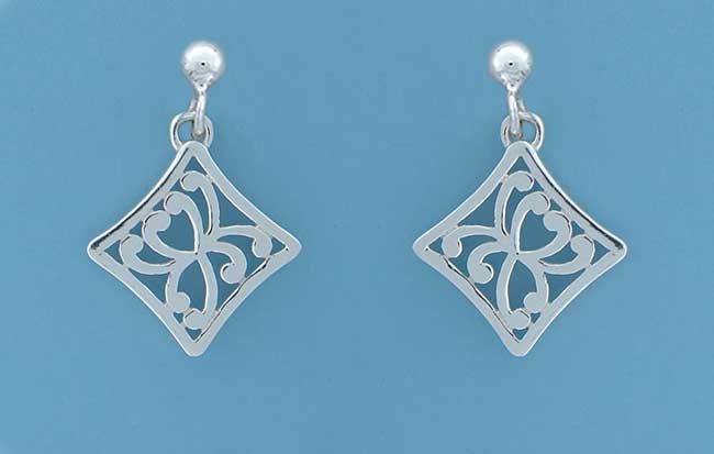 SPC DIAMOND SHAPE FANCY CUTOUT DROPS