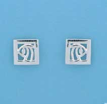 SPC 12mm SQUARE RM STYLE ROSE STUDS    =