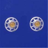 SPC ROUND AMBER RM STYLE CUTOUT STUDS