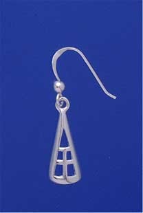 SPC TRIANGULAR RM STYLE DROP EARRINGS  =