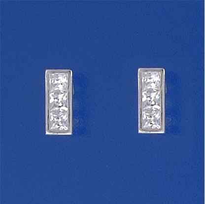 SPC 11x5mm CHANNEL SET SQ.CZ BAR STUDS =