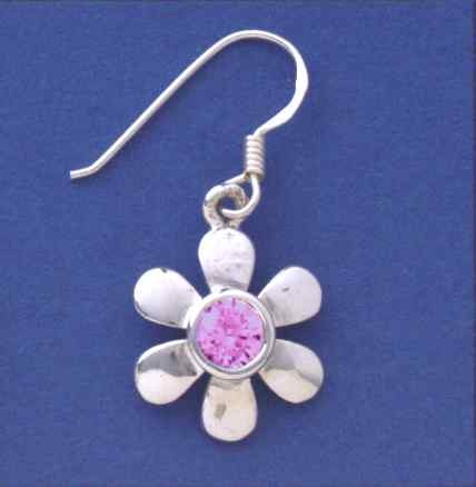 SPC 16MM DAISY DROPS WITH AMETHYST     =