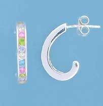 SPC CHANNEL SET MULTICOLOUR HOOP STUD =]