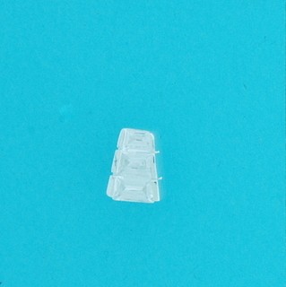 SPC 3 STONE TAPERING BAGETTE CZ STUDS  =