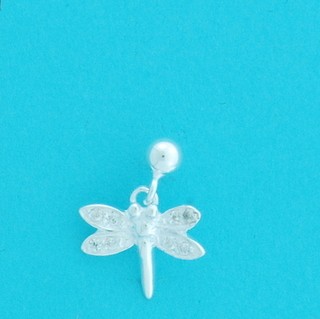 SPC CZ SET DRAGONFLY STUD DROPS