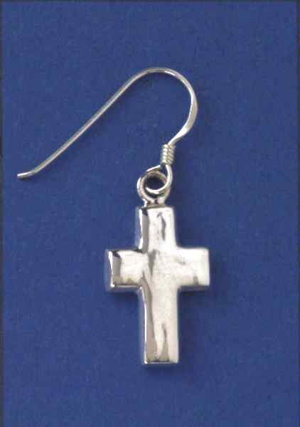 SPC 19x13mm CROSS DROP EARRINGS        =