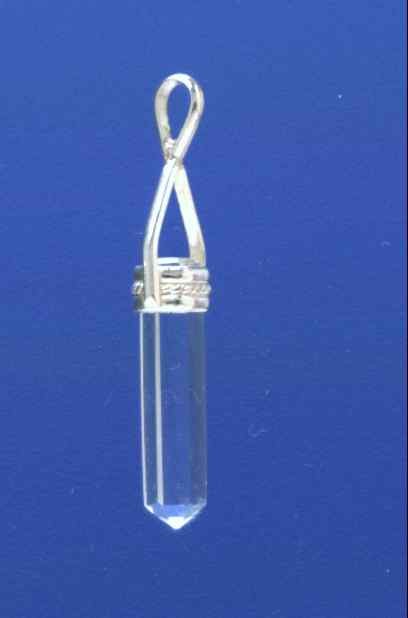 SPC CLEAR CRYSTAL SPEAR PENDANT