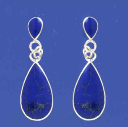SPC SMALL LAPIS TEARDROP DROPS         =