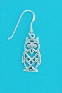 SPC CUTOUT OWL DROP EARRINGS
