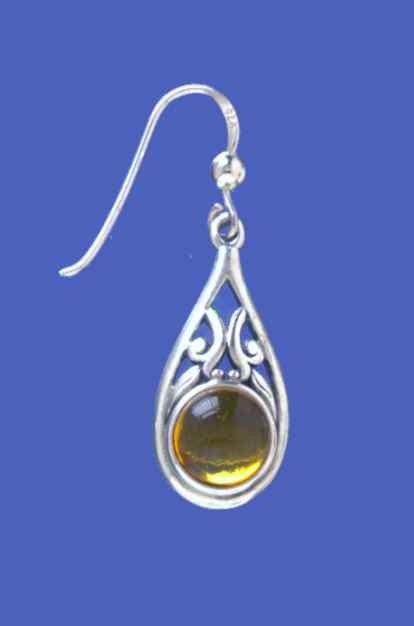 SPC AMBER DROP EARRING                 =