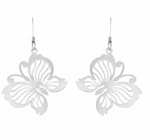 SPC FANCY CUTOUT BUTTERFLY DROP EARINGS