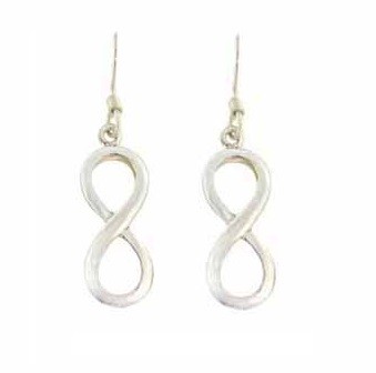 SPC PLAIN FIGURE EIGHT DROP EARINGS