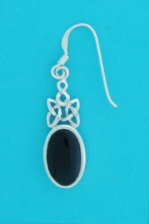 SPC ONYX DROP EARRINGS                 =