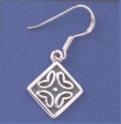 SPC 12mm DIA.SHAPE OXIDISED CELTIC DROP=