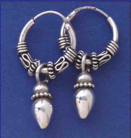 SPC BALI HOOP WITH TEARDROP            =