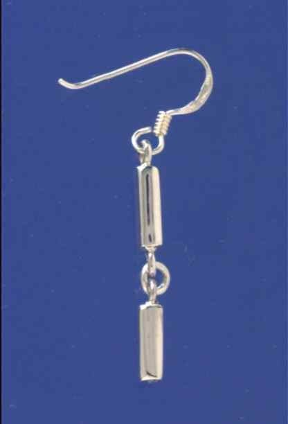 SPC LINKED TWO BARS DROP EARRINGS      =