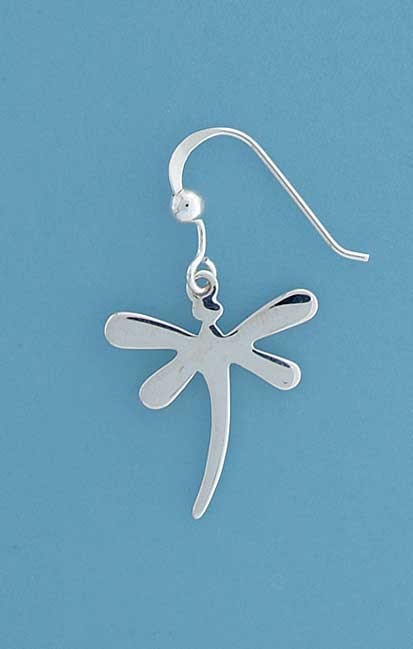 SPC SILHOUETTE DRAGONFLY DROP EARRINGS =